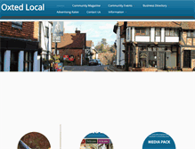 Tablet Screenshot of oxtedlocal.co.uk